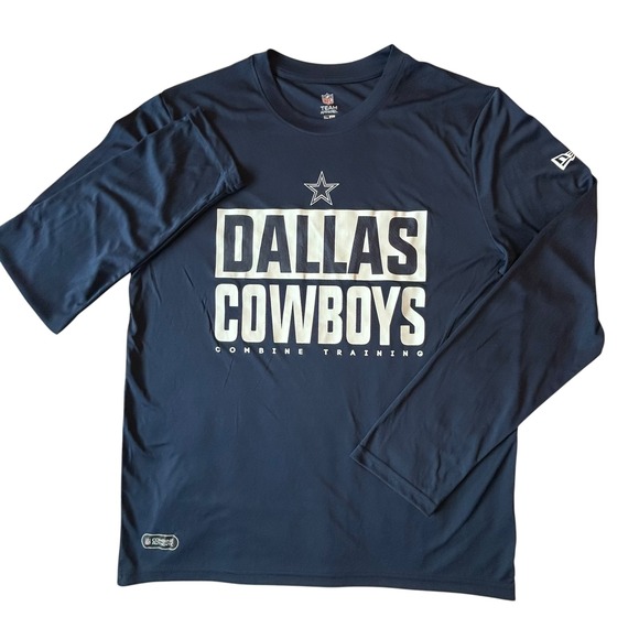 New Era Other - New Era Dallas Cowboys Mens Large Navy Blue Combine Training Long Sleeve Shirt